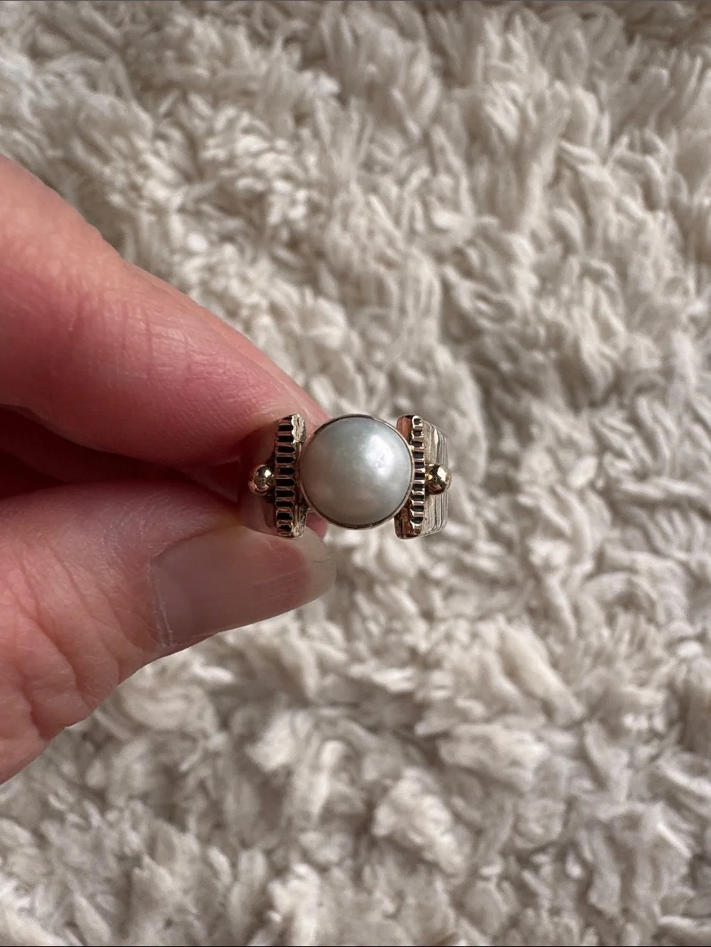 14K and Sterling Ring